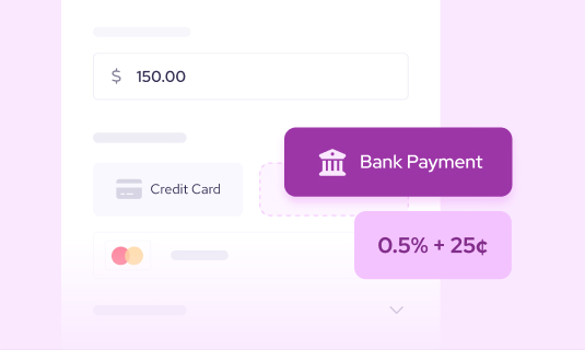 Accept ACH payments online at a low rate