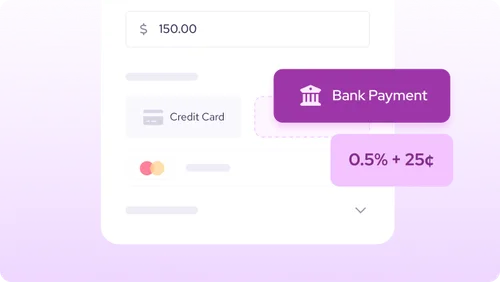 ACH bank payment processing