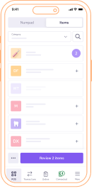 Inventory manager available on mobile