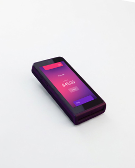 Helcim Card Reader with payment screen