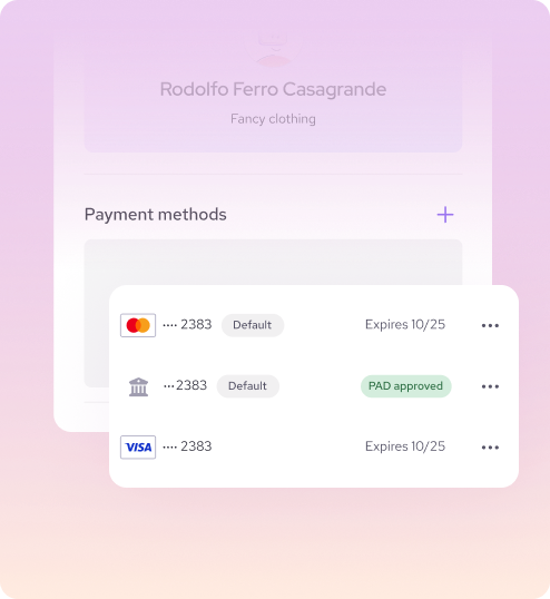 Helcim secure card vault