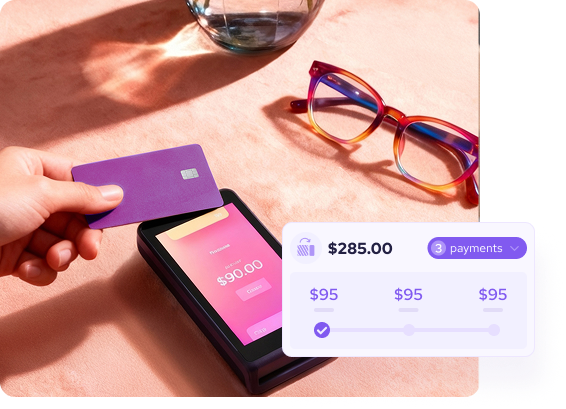Helcim POS fast checkout with split payments