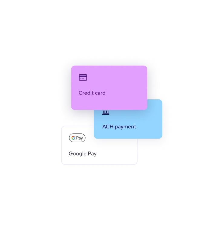 Let customers choose how to pay