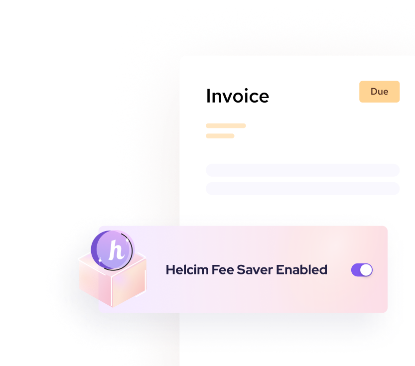 Enable zero cost credit card processing with one click