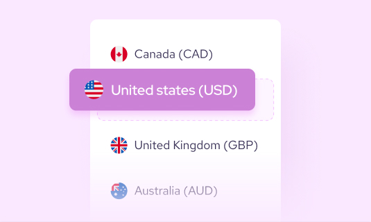Get paid in your own currency