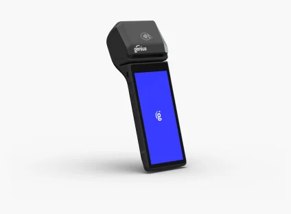 Global Payments terminal — Genius handheld payment device