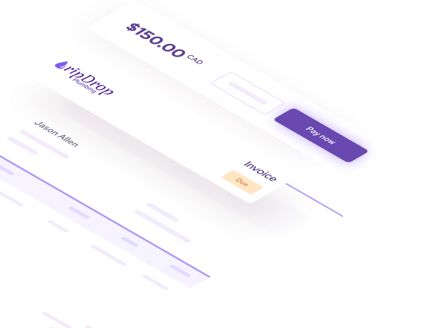 On your invoices
