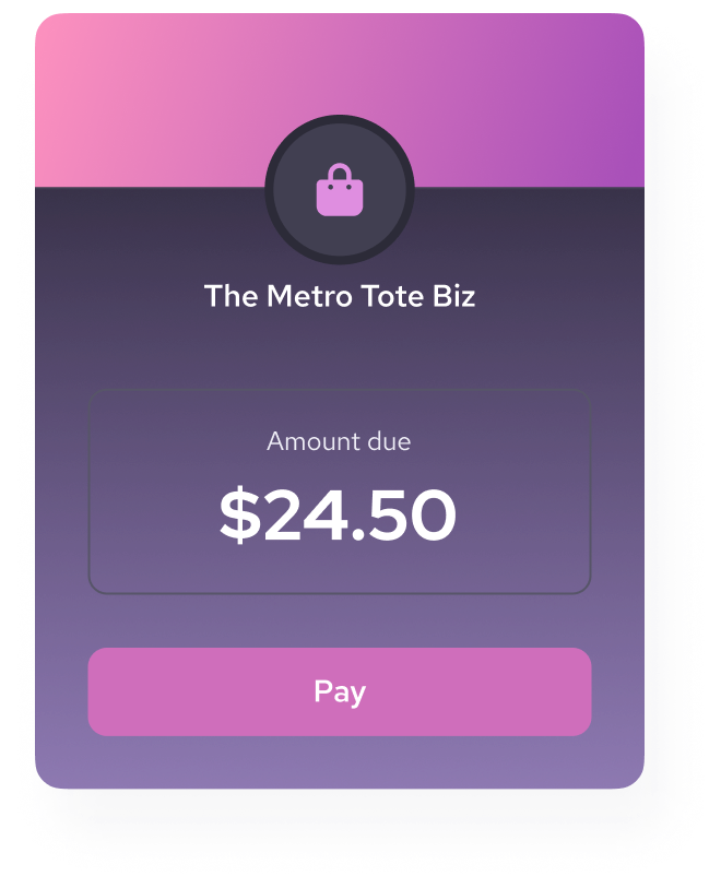 Payment summary card