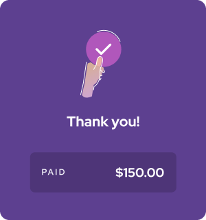 Thank you confirmation message