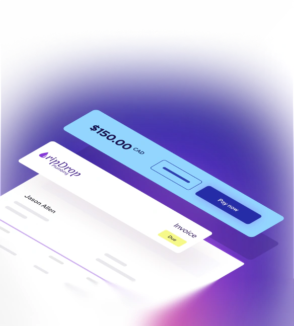 On your invoices