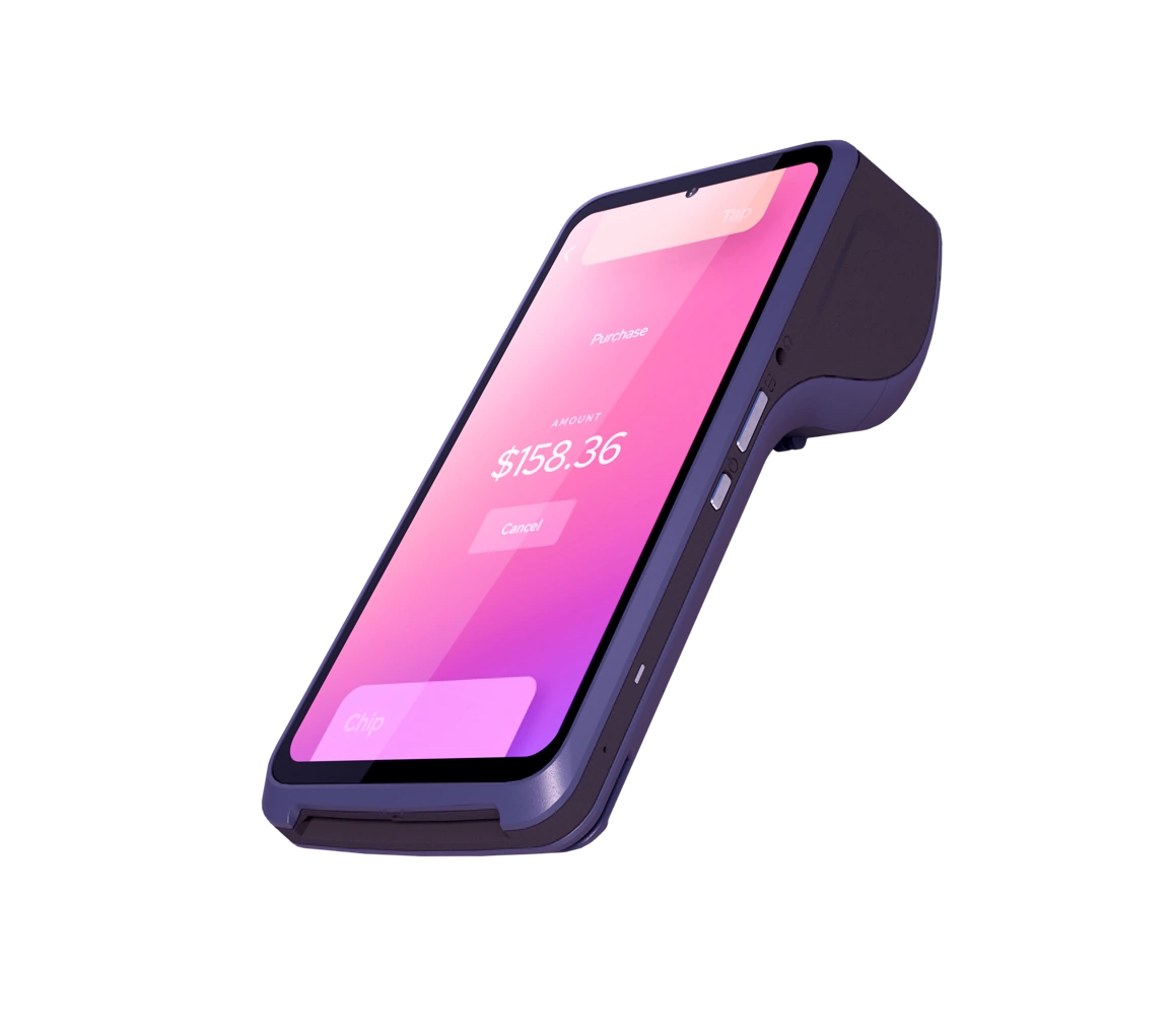 Helcim Smart Terminal — 6.7-inch HD touchscreen POS with built-in receipt printer