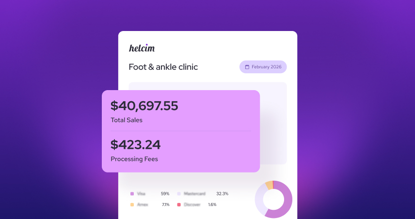 Clinic's Helcim statement