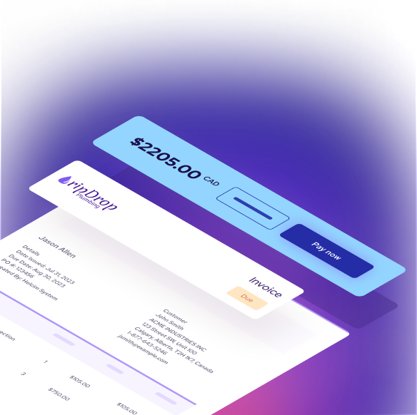 Automatically generated Level 2/3 invoice