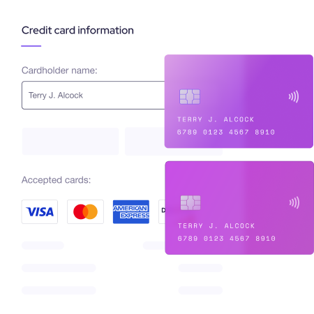 Credit card data being securely migrated to Helcim's vault