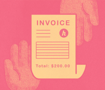 How to write an invoice illustration