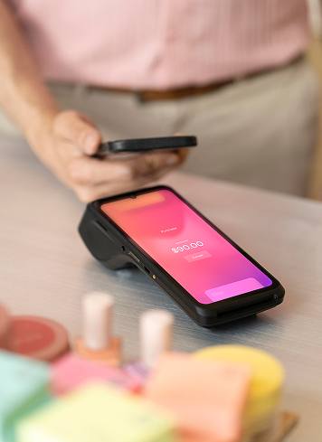 Accept in-person international credit card payments