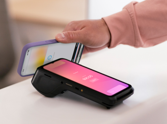In-person credit card processing with Helcim Smart Terminal