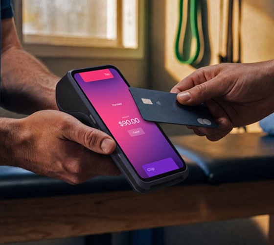 In-person credit card processing with Helcim Smart Terminal