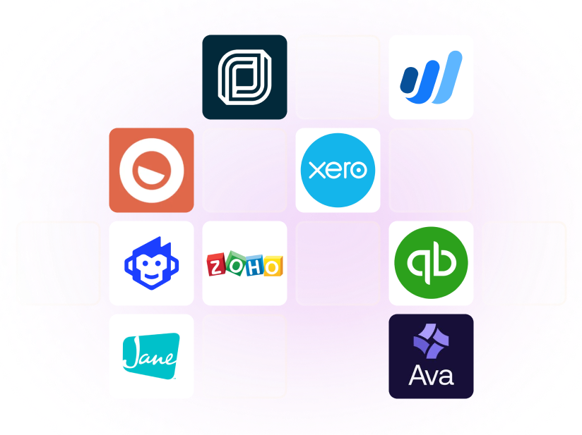 Helcim integrations with Xero, QuickBooks, Zoho, Jane, Ava and more