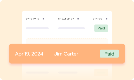 Successful virtual terminal credit card processing status