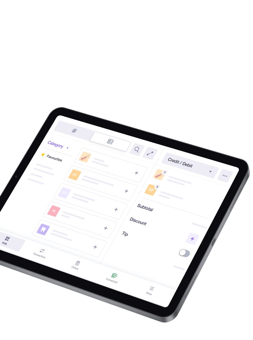 Helcim POS on iPad