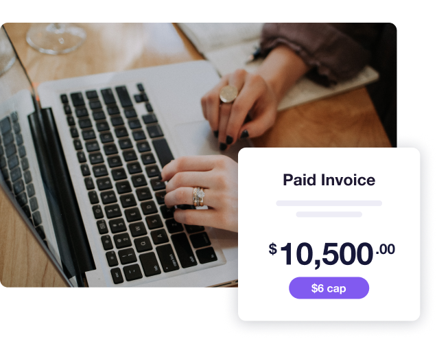 ACH EFT processing fees paid invoice example