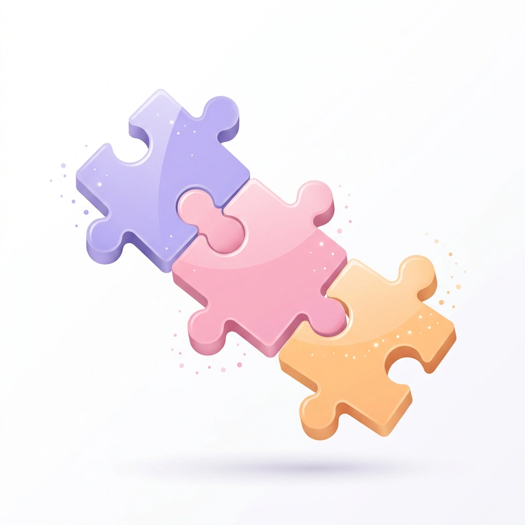 Integration puzzle pieces