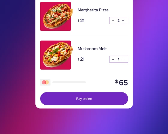 Fast and easy checkout