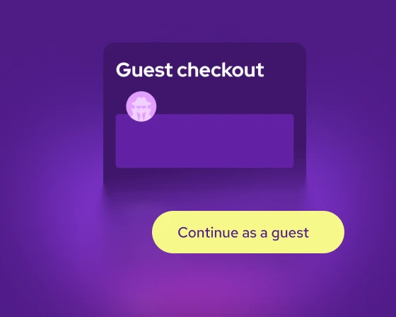 Guest check-out option