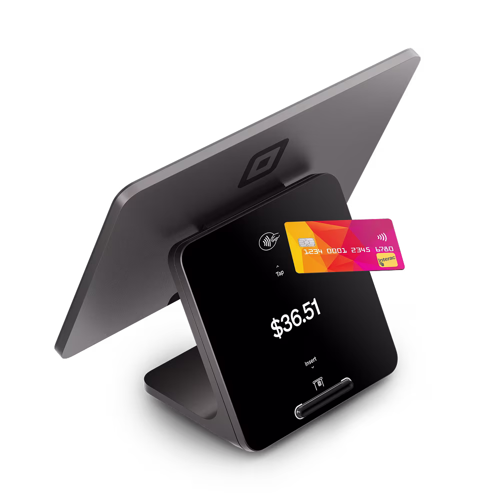Square Register — dual-screen countertop POS