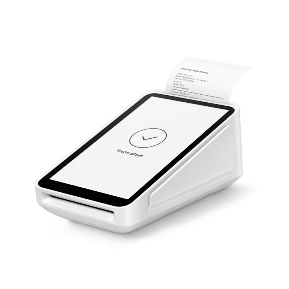 Square Terminal — 5.5-inch touchscreen all-in-one POS terminal