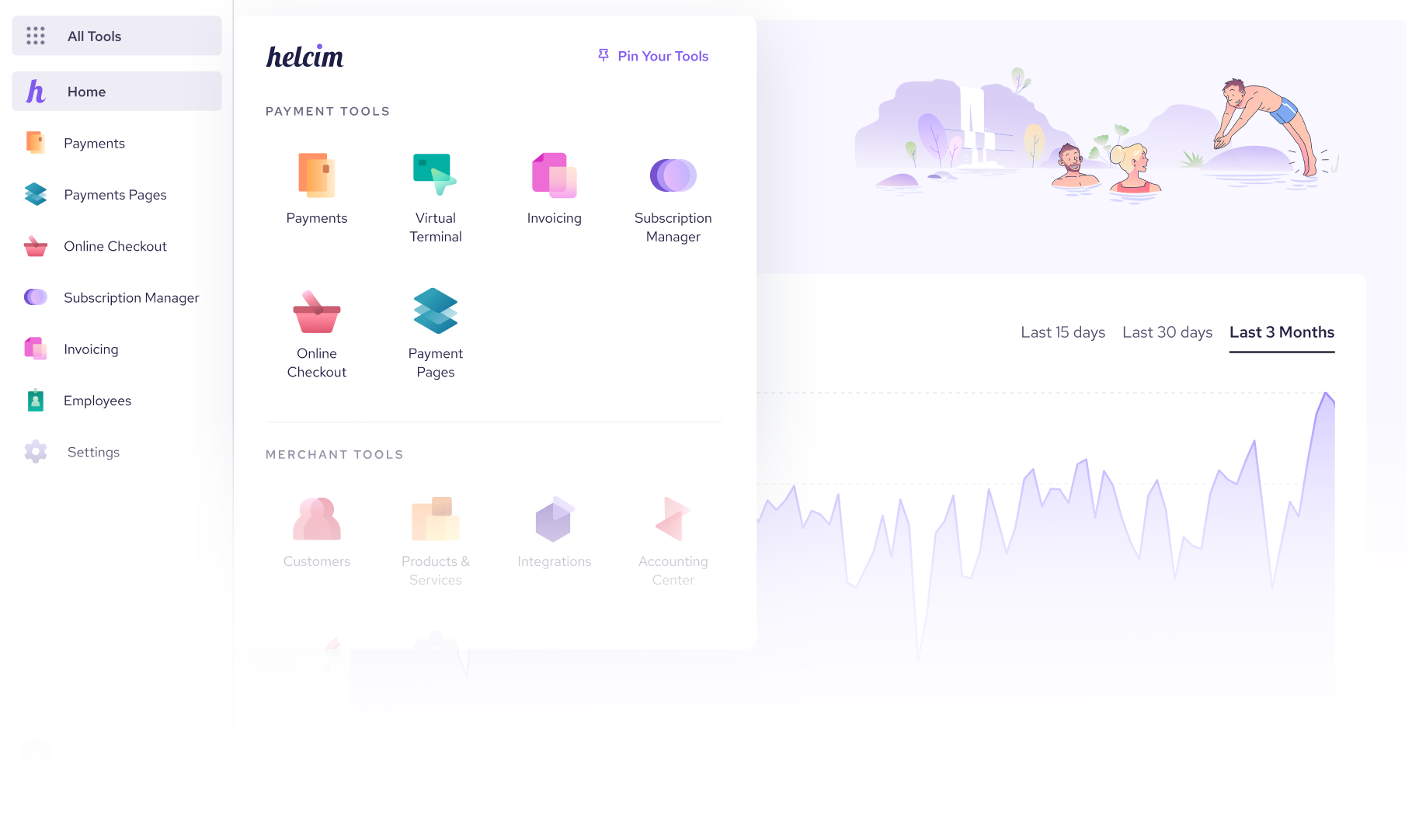 Helcim invoicing product tour preview