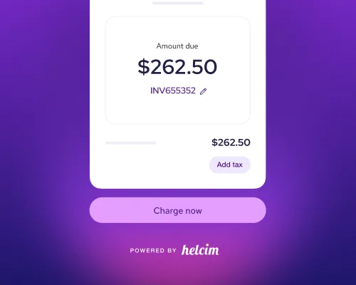 Helcim Virtual Terminal interface