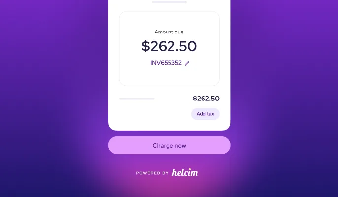 Helcim Virtual Terminal interface