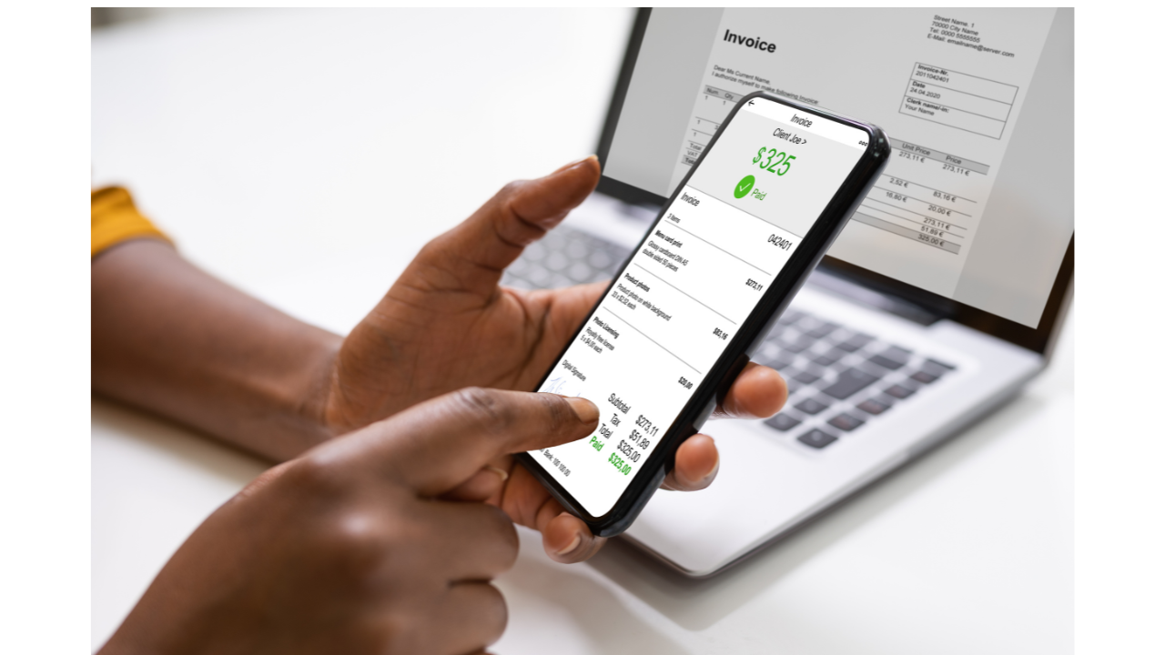 merchant processing a payment
