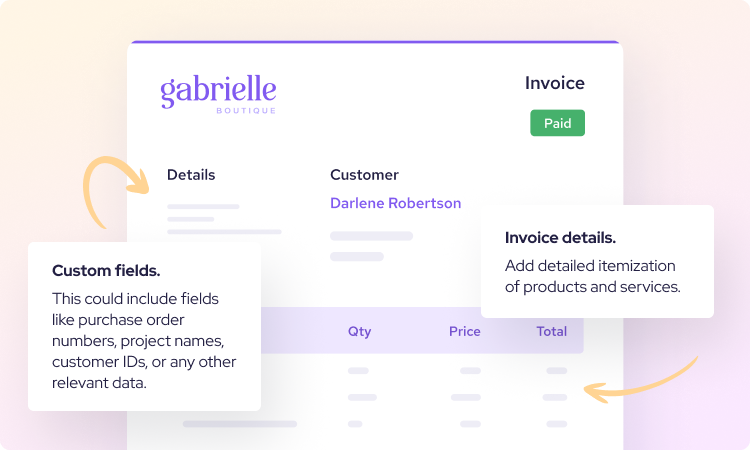 Invoice details
