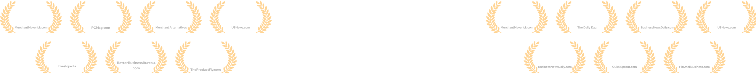 Award banner for background