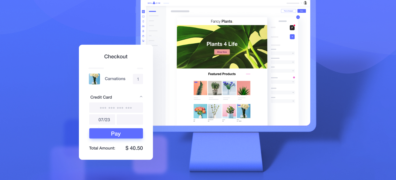 Helcim's online store