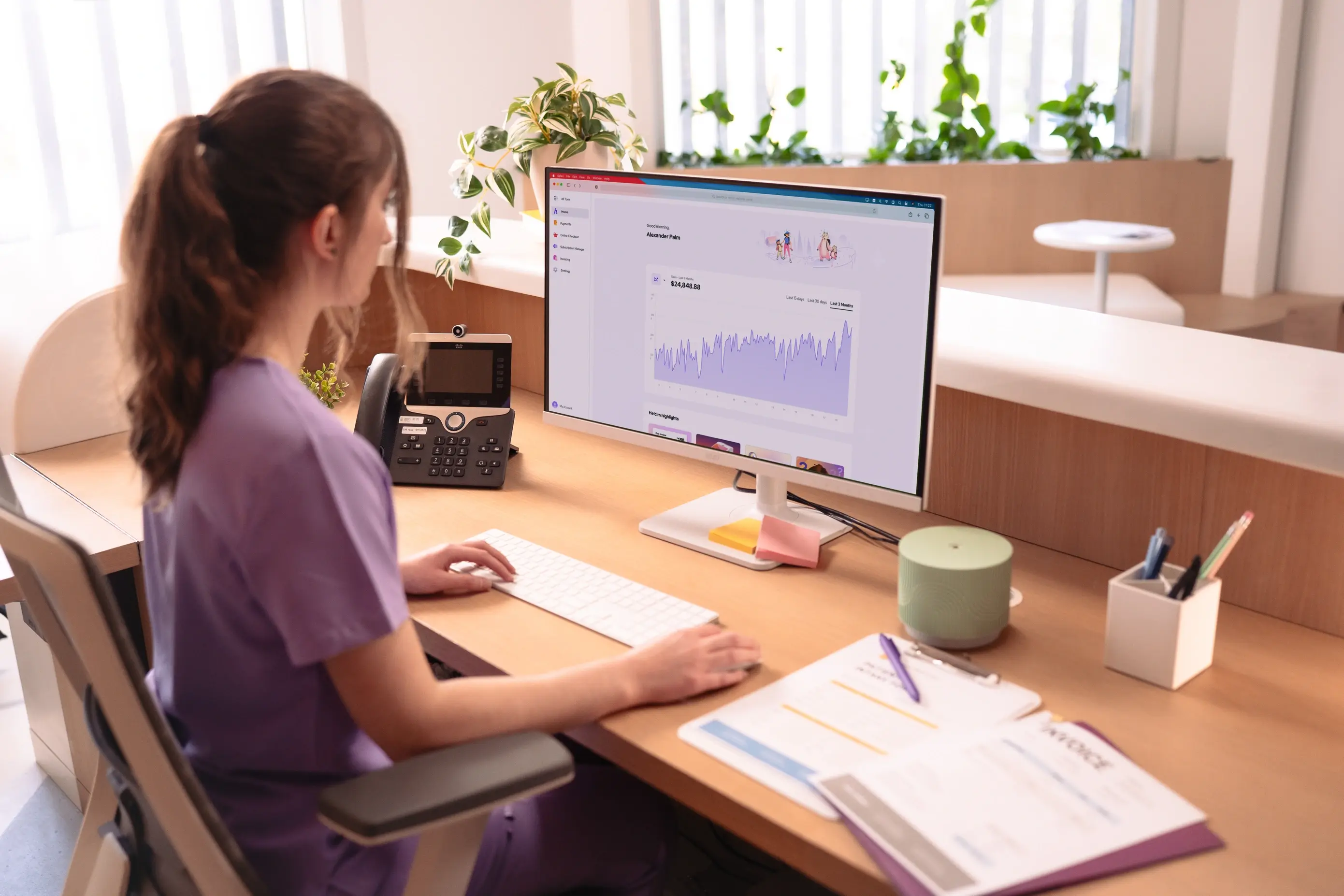healthcare clinic use HIPAA compliant Helcim payment system