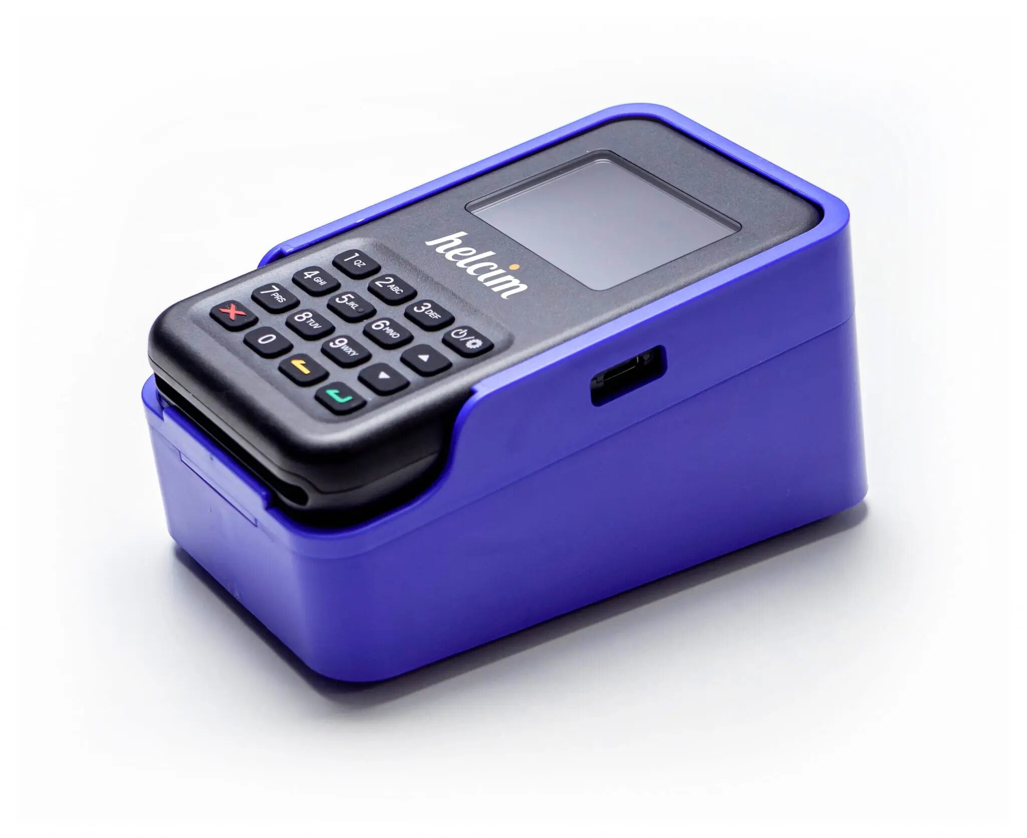Helcim card reader with stand