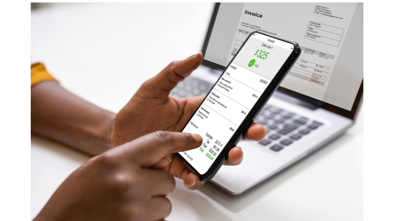 merchant processing a payment
