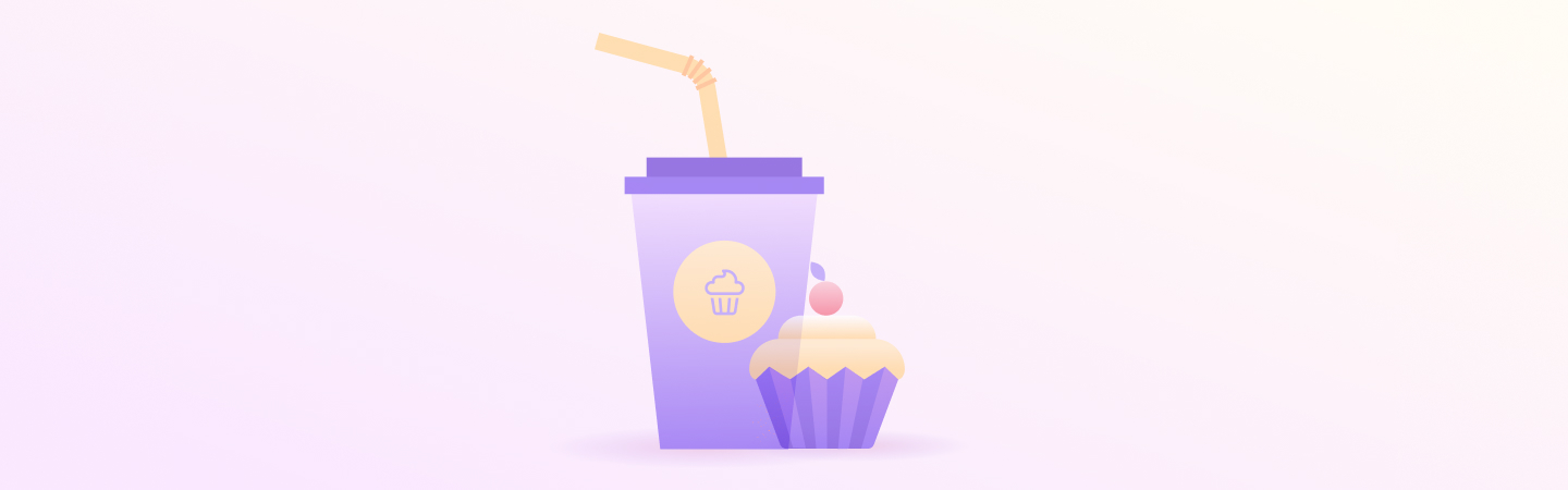 Customers can order coffee through a POS system and start payment processing cycle