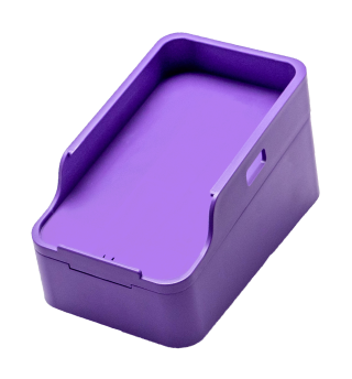 Helcim coloured card reader stand - purple