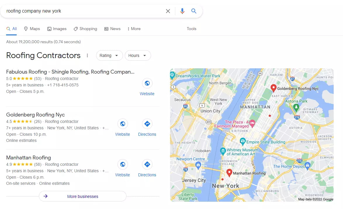 keywords local google map image example