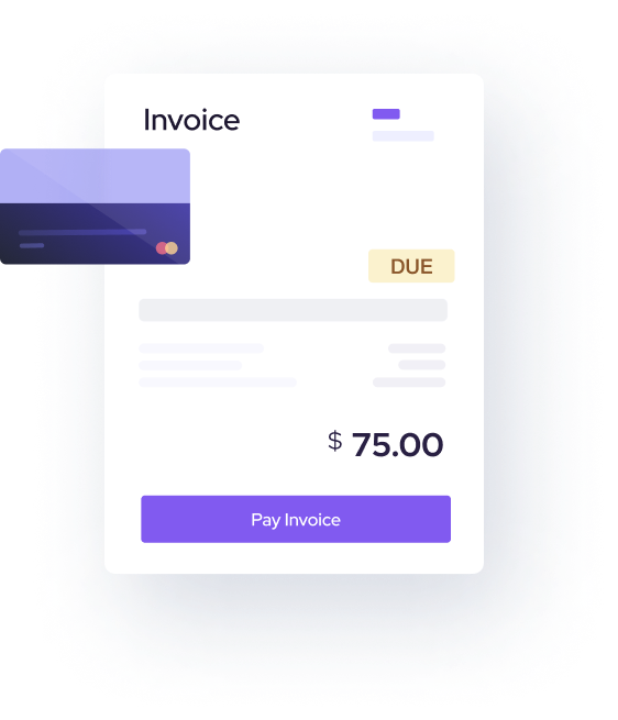 Get paid invoice illustration