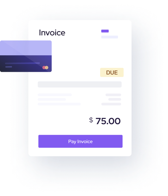 Get paid invoice illustration