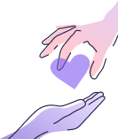 Hands with heart