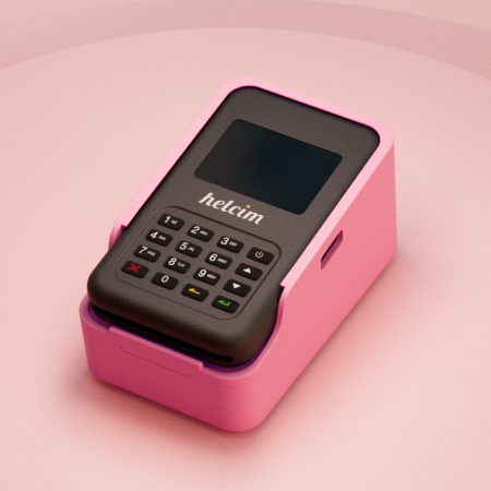 Helcim Pink Card Reader
