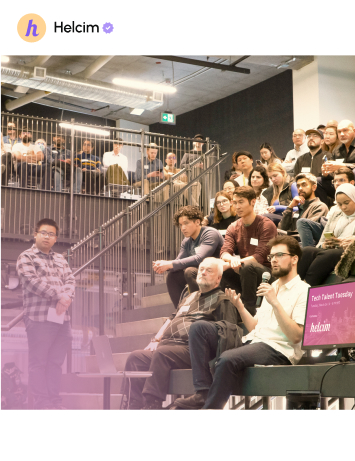 Media and Press Center with people