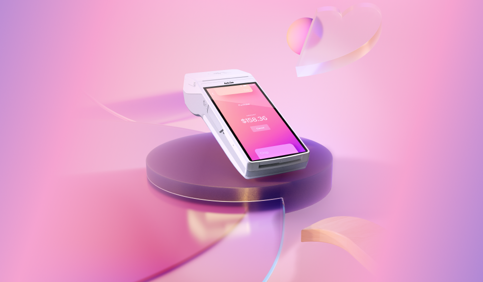 A render of the Helcim Smart Terminal